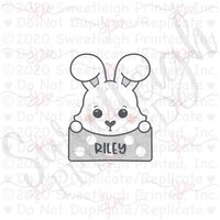 Häschen-Plakette-Ausstechform Häschen-Plakette-Ausstechform von SweetleighPrinted