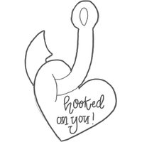 Haken Und Herz Cookie Cutter von SweetleighPrinted