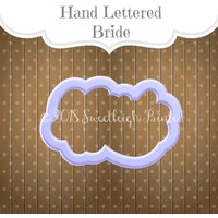 Hand Beschriftete Braut-Ausstechform Hand Beschriftete Braut-Ausstechform von SweetleighPrinted