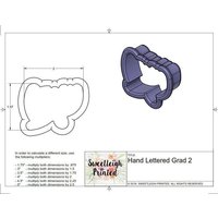 Hand Beschriftete Grad 2-Ausstechform von SweetleighPrinted