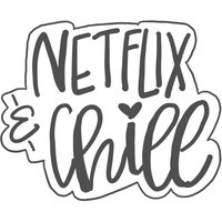 "Handbeschriftete Cookie Cutter "Netflix & Chill"." "Handbeschriftete Cookie Cutter "Netflix & Chill"." von SweetleighPrinted