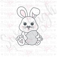 Hase Mit Ei-Ausstechform Hase Mit Ei-Ausstechform von SweetleighPrinted
