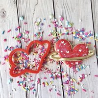Herz Planet Cookie Cutter von SweetleighPrinted