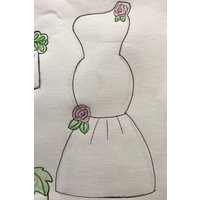 Hochzeitskleid 6-Ausstechform von SweetleighPrinted