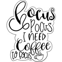 "Hokus Pokus, Ich Brauche Kaffee, Um Mich Zu Fokussieren" Handbeschrifteter Cookie Cutter | Version Mit Kaffeetasse" "Hokus Pokus, Ich Brauche Kaffee, Um Mich Zu Fokussieren" Handbeschrifteter Cookie Cutter | Version Mit Kaffeetasse" von SweetleighPrinted