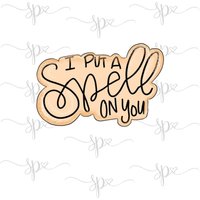 "I Put A Spell On You" Hand Beschriftet Cookie Cutter." "I Put A Spell On You" Hand Beschriftet Cookie Cutter." von SweetleighPrinted