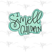 Ich Rieche Kinder Hand Beschriftet Cookie Cutter von SweetleighPrinted