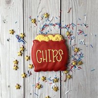 Kartoffel-Chip-Beutel-Ausstechform Kartoffel-Chip-Beutel-Ausstechform von SweetleighPrinted