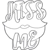Küss Mich Lippen Cookie Cutter Küss Mich Lippen Cookie Cutter von SweetleighPrinted