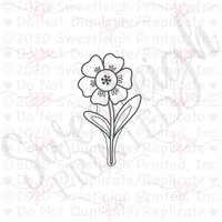 Langstielige Blumen-Ausstechform von SweetleighPrinted