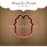 Magnolie Doppelschleife Plaque Ausstechform Magnolie Doppelschleife Plaque Ausstechform von SweetleighPrinted