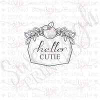 Moderne Cutie Plaque Ausstechform von SweetleighPrinted