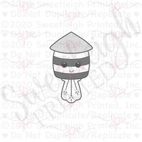 Mollige Feuerwerkskörper-Ausstechform Mollige Feuerwerkskörper-Ausstechform von SweetleighPrinted