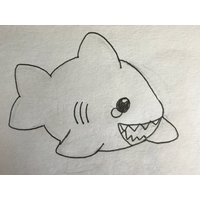 Molliger Hai-Ausstechform von SweetleighPrinted