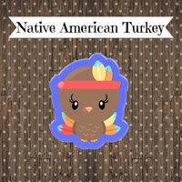Native Truthahn Cookie Cutter Native Truthahn Cookie Cutter von SweetleighPrinted
