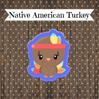 Native Truthahn Cookie Cutter Native Truthahn Cookie Cutter von SweetleighPrinted