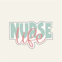 Nurse Life Hand Beschriftete Ausstechform von SweetleighPrinted