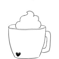 Peitsche Sahne Becher Cookie Cutter von SweetleighPrinted