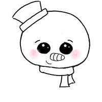 Schneemann Gesicht 2018 Cookie Cutter von SweetleighPrinted