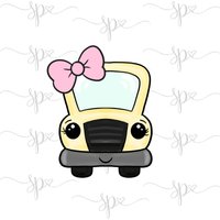 Schulbus Mit Schleife Cookie Cutter von SweetleighPrinted