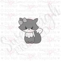 Sitzende Fuchs-Mädchen-Ausstechform Sitzende Fuchs-Mädchen-Ausstechform von SweetleighPrinted