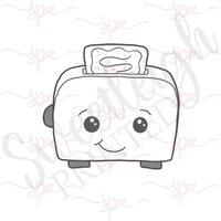 Toaster Mit Poptart Ausstechform von SweetleighPrinted