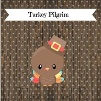 Truthahn-Pilger-Ausstechform von SweetleighPrinted