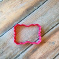 Vanille-Plakette-Ausstechform von SweetleighPrinted