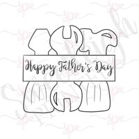 Werkzeug-Plakette Cookie Cutter von SweetleighPrinted