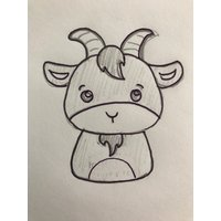 Ziege-Plätzchen-Ausstecher. Bauernhof Tier Cookie Cutter Ziege-Plätzchen-Ausstecher. Bauernhof Tier Cookie Cutter von SweetleighPrinted