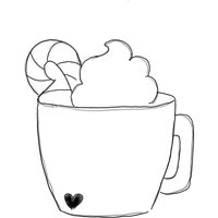 Zuckerstange Becher Cookie Cutter Zuckerstange Becher Cookie Cutter von SweetleighPrinted