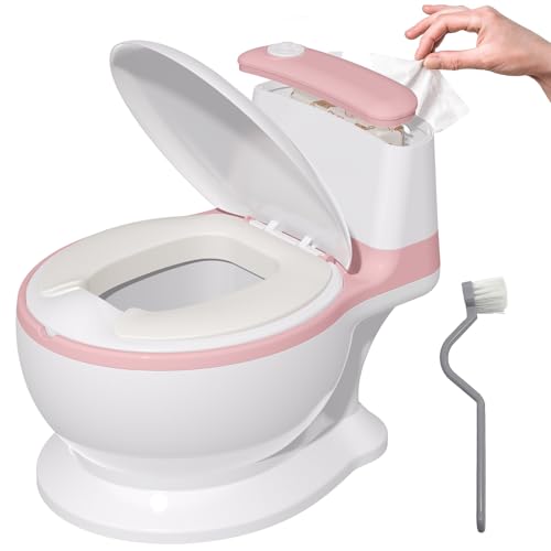 Töpfchen für Kinder, Toilette - Papiertücher-Design, Weicher Toilettensitz, Rutschsicher, Ergonomisches Toilettentrainer - Abhaltetöpfchen Baby, Potty Töpfchentraining für Mädchen Kleinkinder (Rosa) Töpfchen für Kinder, Toilette - Papiertücher-Design, Weicher Toilettensitz, Rutschsicher, Ergonomisches Toilettentrainer - Abhaltetöpfchen Baby, Potty Töpfchentraining für Mädchen Kleinkinder (Rosa) von Sweetmirth