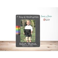 Back To School, Erster Schultag, Schulfoto, Schulfotorahmen, Schulportrait, 1. Vorschule, Kindergartenfoto von SweetnPetiteDesignCo