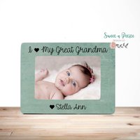 Muttertagsgeschenk Für Große Oma | Personalisiertes Geschenk Von Enkelkind Ich Liebe Meine 4x6 Rahmen von SweetnPetiteDesignCo