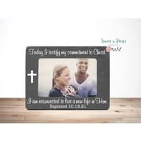 Taufgeschenk Für Erwachsene, Teenager Taufe, Ich Habe Mich Entschieden Jesus Zu Folgen, Wiedergeboren, Es Im Wasser Gelassen, Christus Angenommen von SweetnPetiteDesignCo