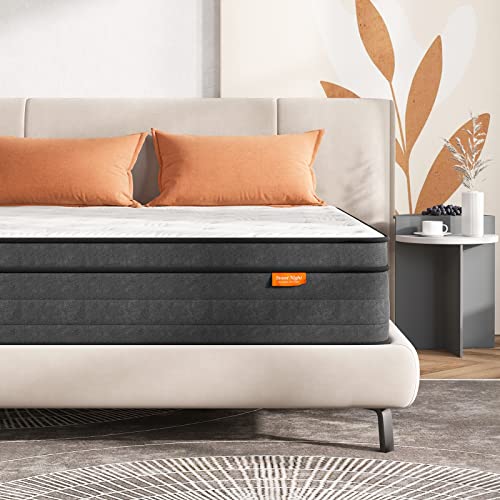 Sweetnight Matratze 90x190cm 7-Zonen Taschenfederkernmatratze mit Gelschaum punktelastische Federkernmatratze Öko-Tex Zertifiziert Härtegrad 2 Höhe 30cm von Sweetnight