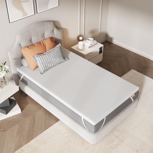 Sweetnight Matratzentopper 90x200cm aus Doppelter Schwammkern, 7,5cm Höhe Matratzen Topper, H3&H4 Topper Matratzenauflage für Bett Boxspringbett Wohnwagen Schlafsofa,Bezug Abnehmbar und Waschbar Sweetnight Matratzentopper 90x200cm aus Doppelter Schwammkern, 7,5cm Höhe Matratzen Topper, H3&H4 Topper Matratzenauflage für Bett Boxspringbett Wohnwagen Schlafsofa,Bezug Abnehmbar und Waschbar von Sweetnight