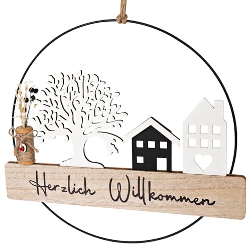 Trockenblumenkranz, Türkranz Ganzjährig, Türkranz Trockenblumen, Personalisiert Dekokranz mit Willkommensschild, Ganzjährig für Wand, Tür, Fenster Deko Trockenblumenkranz, Türkranz Ganzjährig, Türkranz Trockenblumen, Personalisiert Dekokranz mit Willkommensschild, Ganzjährig für Wand, Tür, Fenster Deko von Sweetone
