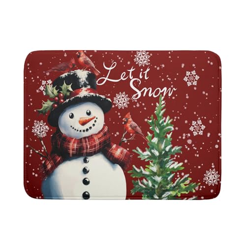 Abtropfmatte für Küchentheke, Weihnachtsbäume, Schneemann, Kardinal, Vogel, 45,7 x 61 cm, mit hochsaugfähiger Mikrofaser-Abtropfmatte für Kaffeebar Abtropfmatte für Küchentheke, Weihnachtsbäume, Schneemann, Kardinal, Vogel, 45,7 x 61 cm, mit hochsaugfähiger Mikrofaser-Abtropfmatte für Kaffeebar von Sweetshow