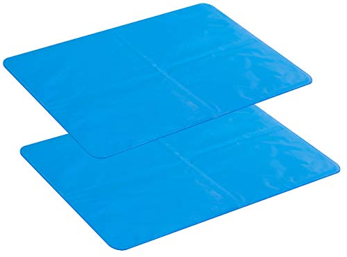 Sweetypet Hundekühldecke: 2er-Set Selbstkühlende Kühlmatten für Hunde & Katzen, 90 x 50 cm (Kühldecke für Hunde, Kühlmatte Gel, Matratzenauflage) von Sweetypet