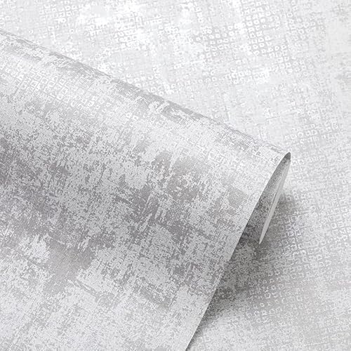 Swehooirt Betonoptik Tapete Silber Putz Beton Architekt Vliestapete Grau Vlies moderne Design Optik Tapete Struktur Premium Industrial stucco vliestapete von Swehooirt