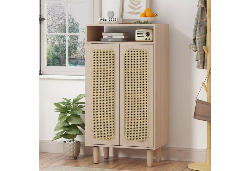 Sweiko Highboard, Sideboard mit offenen Fächern, Großer Stauraum von Sweiko