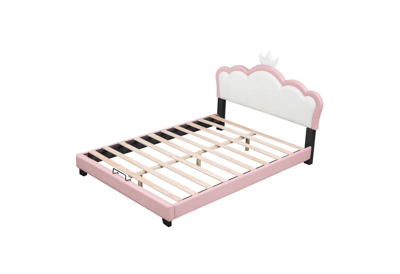 Sweiko Polsterbett, Kinderbett mit Kopfteil in Kronenform, 140*200cm Sweiko Polsterbett, Kinderbett mit Kopfteil in Kronenform, 140*200cm von Sweiko