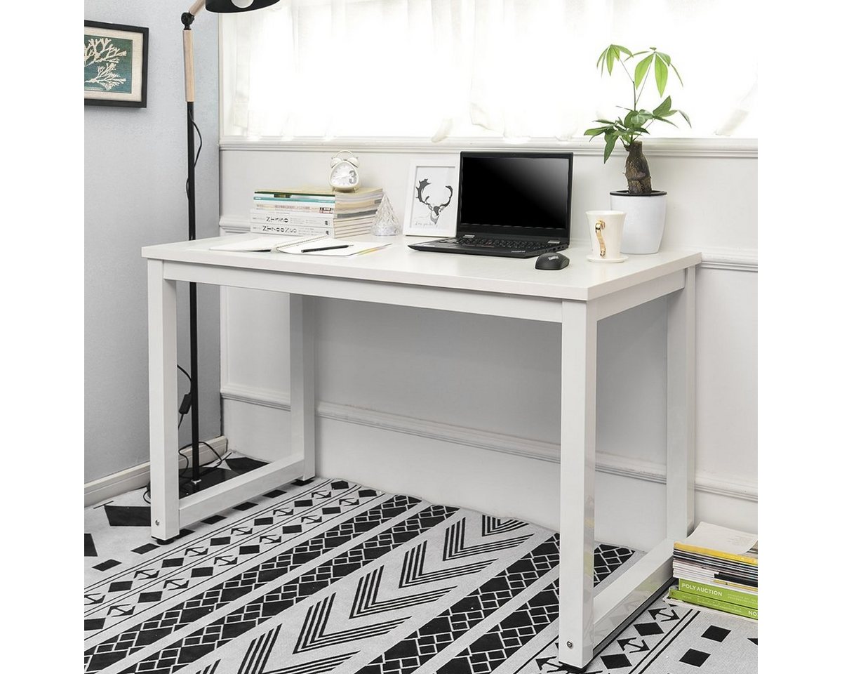Sweiko Schreibtisch, Computertisch, Arbeitstisch, große Schreibtischfläche, 120*60*75cm von Sweiko