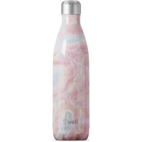 S'well Vakuumisolierte Edelstahl-Trinkflasche Stainless Steel Water Bottle 25oz Geode Rose von S'well