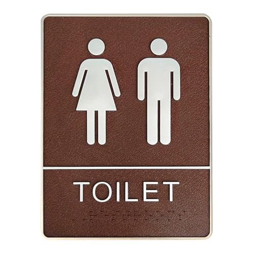 Badezimmer Wandaufkleber Frau Mann WC Schild WC Home Hotel Waschraum Türschilder Kunst Aufkleber Für Toilette Restaurant Unisex Toilettenschild von Swetopq