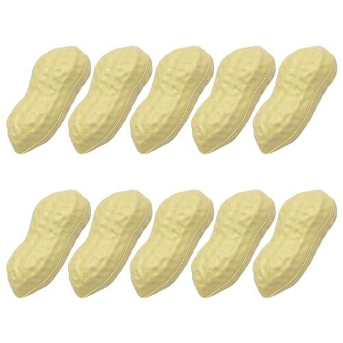 Swetopq 10PCS Handgemachte Erdnuss Künstliche Simulation Obst Hochzeit Dekorationen Hotel Restaurant Display Handwerk Liefert von Swetopq