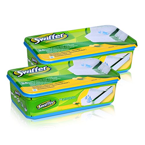 2x Swiffer Wet Wischtücher Nachfüllpackung 24 Tücher von Swiffer