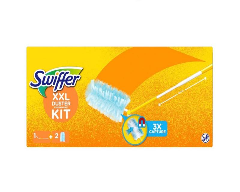Swiffer Staubbesen Swiffer Staubmagnet XXL Kit Mit 1 Griff Und 2 Nachfüllpackungen von Swiffer