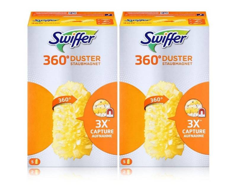 Swiffer Swiffer 360° Duster Staubmagnet 5 Tücher - Fängt Staub & Schmutz ein (Reinigungstücher von Swiffer